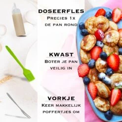 IRONO Poffertjespan Set - Incl. Doseerfles, Kwast En Vork - Poffertjespan Inductie En Electrisch - Poffertjesmaker 19 Poffertjes - Poffertjes Maken - Spuitfles - Cadeau Voor Mannen En Vrouwen 12 IRONO Poffertjespan Set - Incl. Doseerfles, Kwast En Vork - Poffertjespan Inductie En Electrisch - Poffertjesmaker 19 Poffertjes - Poffertjes Maken - Spuitfles - Cadeau Voor Mannen En Vrouwen -Keuken Verkoop 1199x1200 1