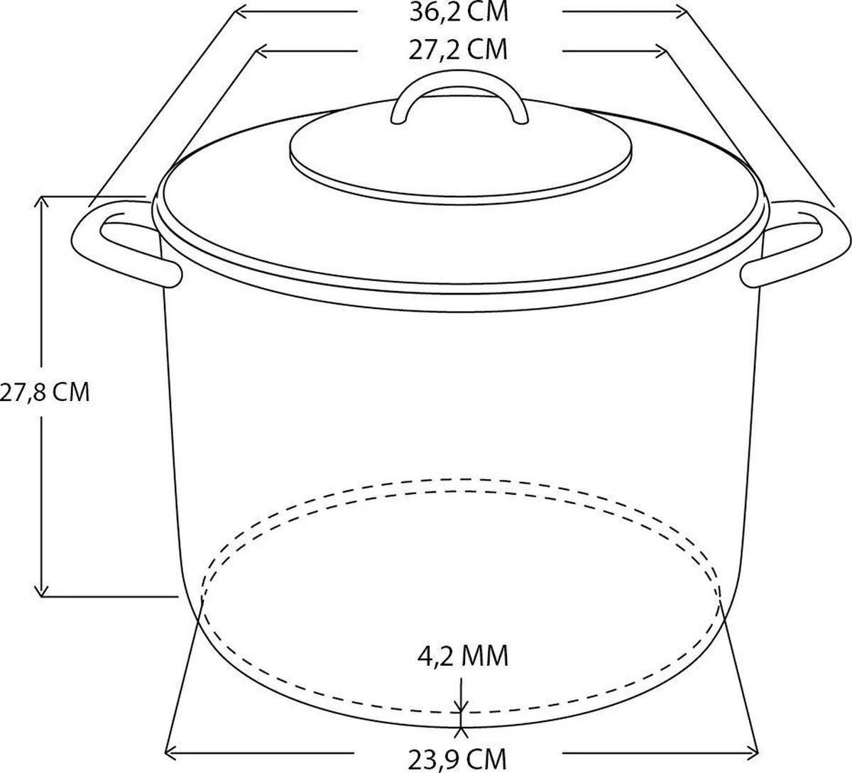BK Soeppan - Ø 26 Cm - 11 L - Glazen Deksel 6 BK Soeppan - Ø 26 Cm - 11 L - Glazen Deksel - Afbeelding 4