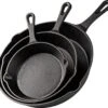 Nuovva Gietijzer - Skillet Braadpan Set - 3 Delig - Koekenpan / Cast Iron Skillet (15cm-20cm-25cm) - Geschikt Voor Alle Warmtebronnen -Keuken Verkoop 1200x1113 1
