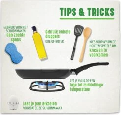 GreenChef Vintage Steelpan 16cm/1.6L - Zwart - Inductie - PFAS-vrij 13 GreenChef Vintage Steelpan 16cm/1.6L - Zwart - Inductie - PFAS-vrij -Keuken Verkoop 1200x1135 4