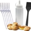 Ocina Poffertjespan Accessoires Set - Doseerfles - Poffertjes Spuitfles - 6x Poffertjes Vork - Kwast - Siliconen Kwast - Bakkwast - Gratis Poffertjes E-Book 1 Ocina Poffertjespan Accessoires Set - Doseerfles - Poffertjes Spuitfles - 6x Poffertjes Vork - Kwast - Siliconen Kwast - Bakkwast - Gratis Poffertjes E-Book -Keuken Verkoop 1200x1148