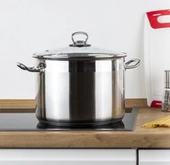 Haushalt Soeppan Met Glazen Deksel - 10 Liter- RVS -Keuken Verkoop 1200x1165 3