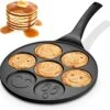 Emoji Pannenkoekenpan Pancake | 26cm | 7 Kop - Marmeren Anti Aanbaklaag Met Smiley -Keuken Verkoop 1200x1176 1