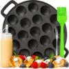 IRONO Poffertjespan Set - Incl. Doseerfles, Kwast En Vork - Poffertjespan Inductie En Electrisch - Poffertjesmaker 19 Poffertjes - Poffertjes Maken - Spuitfles - Cadeau Voor Mannen En Vrouwen 2 IRONO Poffertjespan Set - Incl. Doseerfles, Kwast En Vork - Poffertjespan Inductie En Electrisch - Poffertjesmaker 19 Poffertjes - Poffertjes Maken - Spuitfles - Cadeau Voor Mannen En Vrouwen -Keuken Verkoop 1200x1191 1