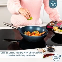 Westinghouse Performance Series - Wokpan Inductie - 28cm Luxe Wok Met Deksel - Blauw - Geschikt Voor Alle Warmtebronnen 15 Westinghouse Performance Series - Wokpan Inductie - 28cm Luxe Wok Met Deksel - Blauw - Geschikt Voor Alle Warmtebronnen -Keuken Verkoop 1200x1200 146