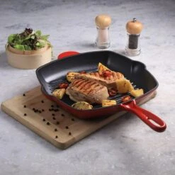 Cdealsz® Grillpan Gietijzer - Inductie - Rood - 28 Cm 15 Cdealsz® Grillpan Gietijzer - Inductie - Rood - 28 Cm -Keuken Verkoop 1200x1200 398
