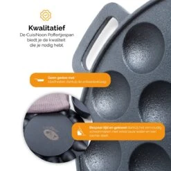 CuisiNoon® Poffertjespan Premium - Complete Poffertjesmaker Set - Inclusief Bakboek -Keuken Verkoop 1200x1200 434