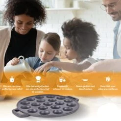 CuisiNoon® Poffertjespan Premium - Complete Poffertjesmaker Set - Inclusief Bakboek -Keuken Verkoop 1200x1200 435