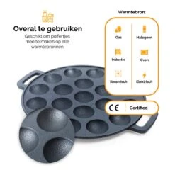 CuisiNoon® Poffertjespan Premium - Complete Poffertjesmaker Set - Inclusief Bakboek -Keuken Verkoop 1200x1200 438