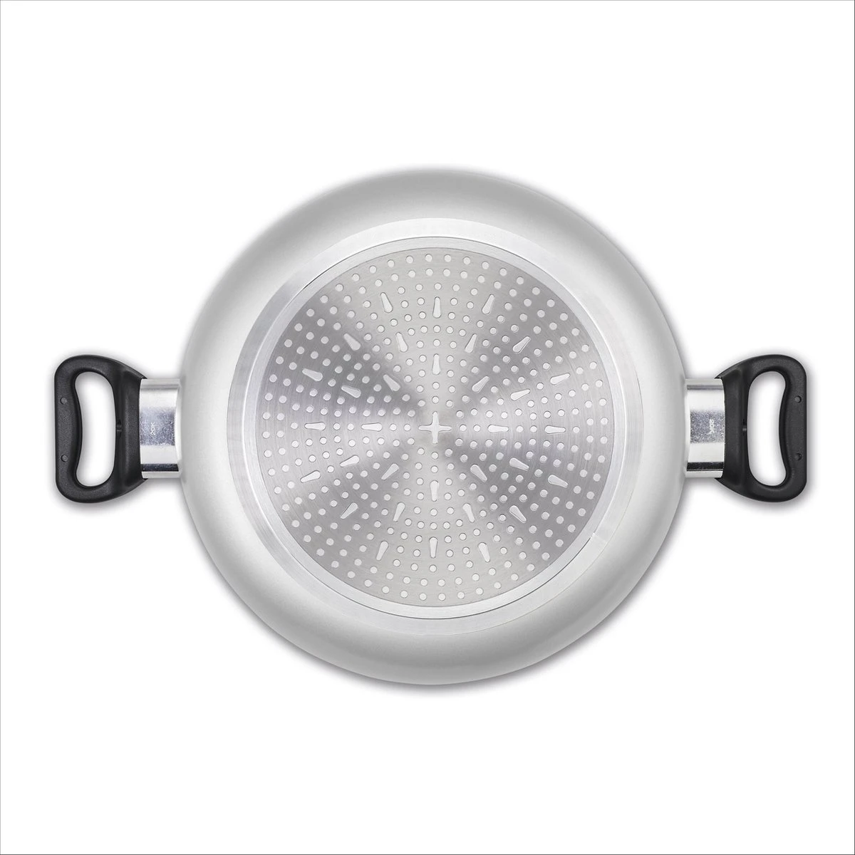 BRABANTIA INDU+ Hapjespan - Keramische Antiaanbaklaag - Met Deksel - Ø 28 Cm - Inductie - Pfas Vrij 4 BRABANTIA INDU+ Hapjespan - Keramische Antiaanbaklaag - Met Deksel - Ø 28 Cm - Inductie - Pfas Vrij - Afbeelding 2