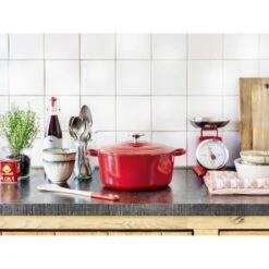 BK Bourgogne Braadpan Ø 28 Cm - Rood - Gietijzer - Inductie 16 BK Bourgogne Braadpan Ø 28 Cm - Rood - Gietijzer - Inductie -Keuken Verkoop 1200x1200 757