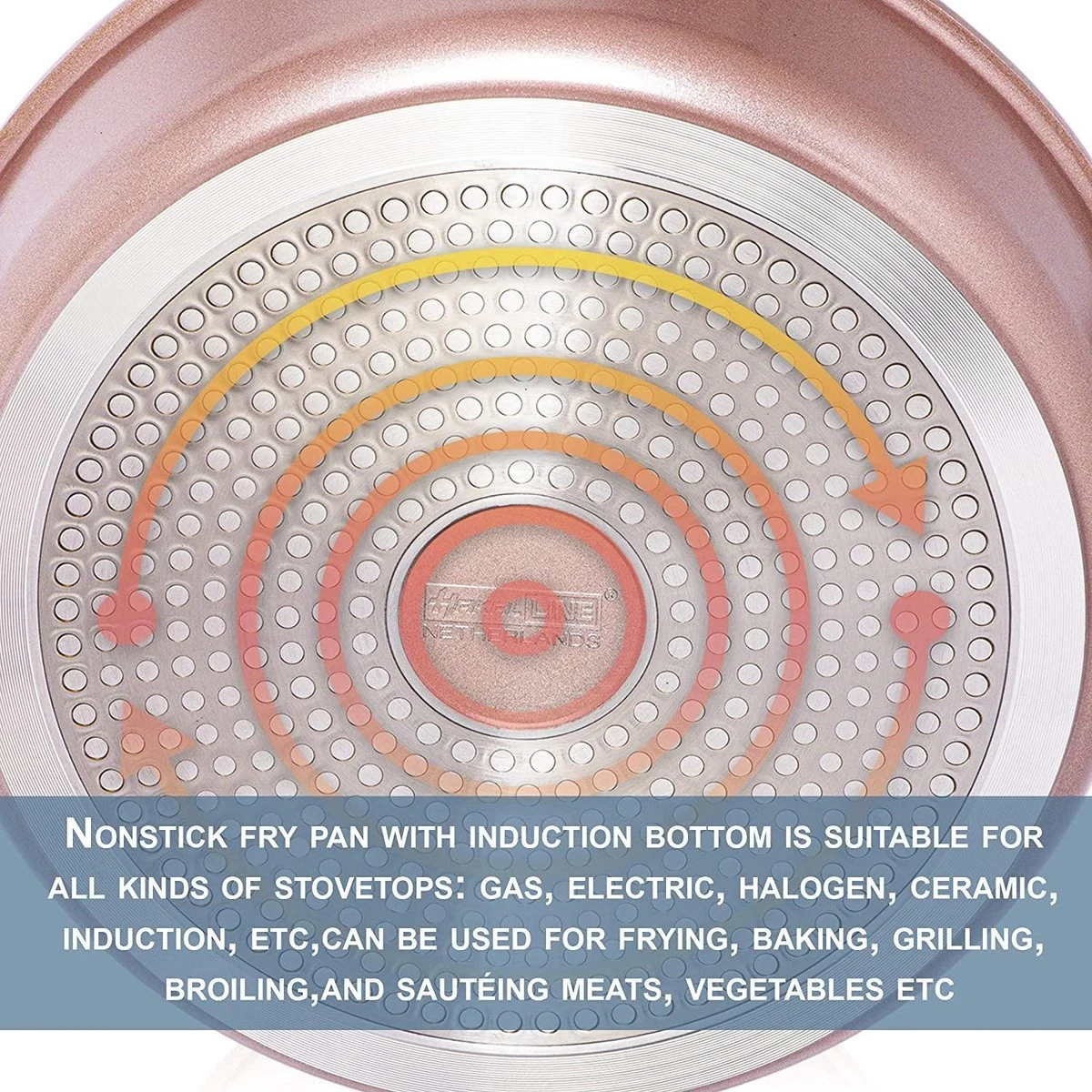 Aluminium Tajine Agadir-geschikt Kleur Rose Gold - Ook Voor Inductie 7 Aluminium Tajine Agadir-geschikt Kleur Rose Gold - Ook Voor Inductie - Afbeelding 5