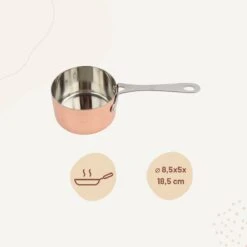Orange85 Sauspan - Koper - 5x8,5cm - Staal 12 Orange85 Sauspan - Koper - 5x8,5cm - Staal -Keuken Verkoop 1200x1200 943