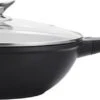 Luxe Swiss Wokpan - Ø 28 Cm - Marmeren Coating - Inductie - Met Glazen Deksel - Zwart 1 Luxe Swiss Wokpan - Ø 28 Cm - Marmeren Coating - Inductie - Met Glazen Deksel - Zwart -Keuken Verkoop 1200x424
