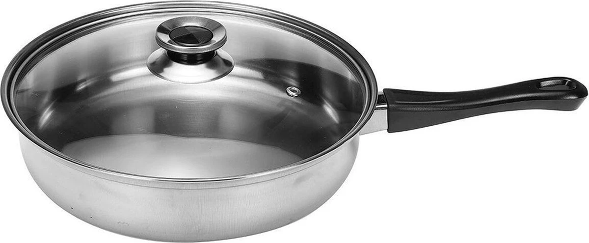 KitchenPrince 12-Delige Pannenset RVS - Pottenset - Kookpannen - Koekenpan - Steelpan - Bakpan - PFAS-Vrij - Pannenset - Pannenset Inductie - Antiaanbaklaag - Koekenpannenset 4 KitchenPrince 12-Delige Pannenset RVS - Pottenset - Kookpannen - Koekenpan - Steelpan - Bakpan - PFAS-Vrij - Pannenset - Pannenset Inductie - Antiaanbaklaag - Koekenpannenset - Afbeelding 2