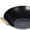 Wok Carbon Staal Ø35cm Houten Handgreep Wokpannen -Keuken Verkoop 1200x539