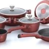 Herenthal Pannenset Inductie - Luxe 10-delige Koekenpan Inductie - Voor Alle Warmtebronnen - Pannen Met Glazen Deksels En Koudgrepen - Burgundy 2 Herenthal Pannenset Inductie - Luxe 10-delige Koekenpan Inductie - Voor Alle Warmtebronnen - Pannen Met Glazen Deksels En Koudgrepen - Burgundy -Keuken Verkoop 1200x586