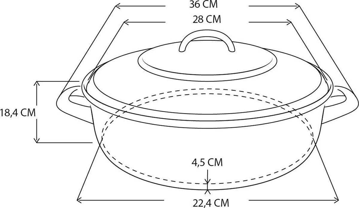 BK Bourgogne Braadpan Ø 28 Cm - Rood - Gietijzer - Inductie 4 BK Bourgogne Braadpan Ø 28 Cm - Rood - Gietijzer - Inductie - Afbeelding 2