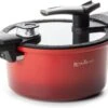 Rosmarino - Snelkookpan Met Glazen Deksel - Zwart - Ø24cm - 5 Liter - 100% PFAS & PFOA Vrij - Aluminium - Pressure Cooker - Non-stick Minerale Coating - Ergonomische Handgrepen - Geschikt Voor Alle Warmtebronnen -Keuken Verkoop 1200x840 3