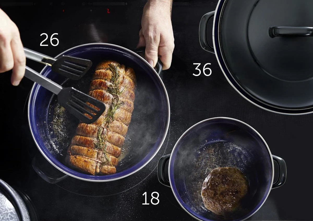 BK Fortalit Braadpan Ø 36 Cm / 7,5L - Emaille - Inductie 5 BK Fortalit Braadpan Ø 36 Cm / 7,5L - Emaille - Inductie - Afbeelding 3