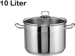 Haushalt Soeppan Met Glazen Deksel - 10 Liter- RVS -Keuken Verkoop 1200x905 8