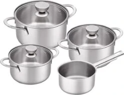 Brabantia Futura Kookpannenset - 4 Delig - RVS